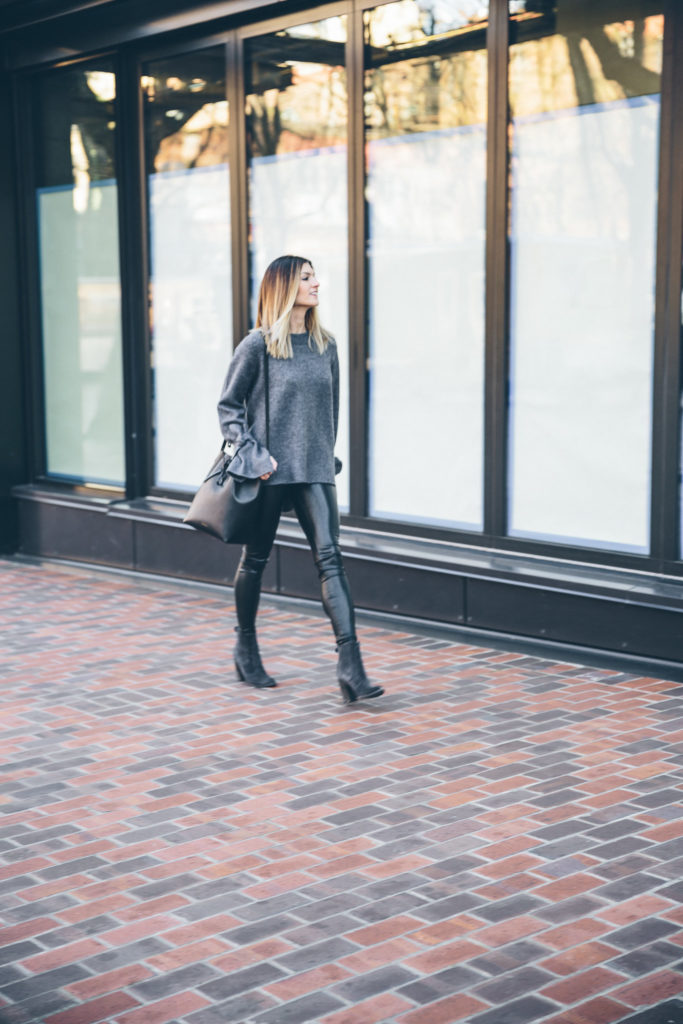 THE GREY EDIT-bell-sleeve-leather-leggings-pioneer-square