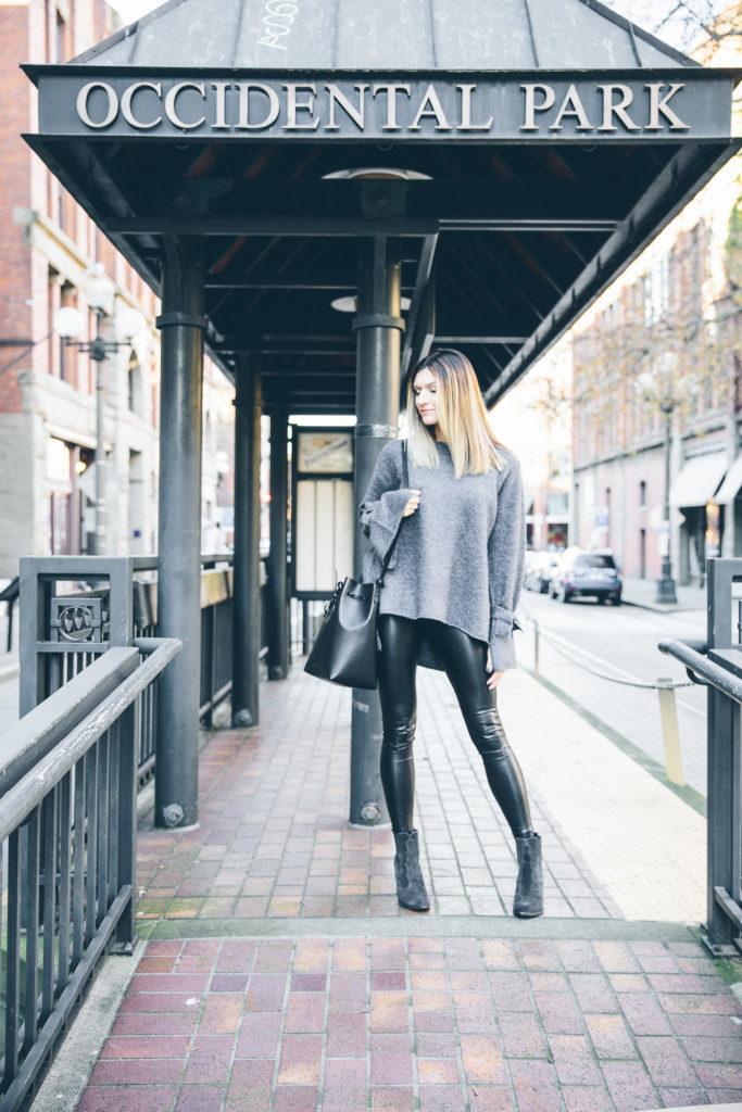 THE GREY EDIT-bell-sleeve-leather-leggings-pioneer-square