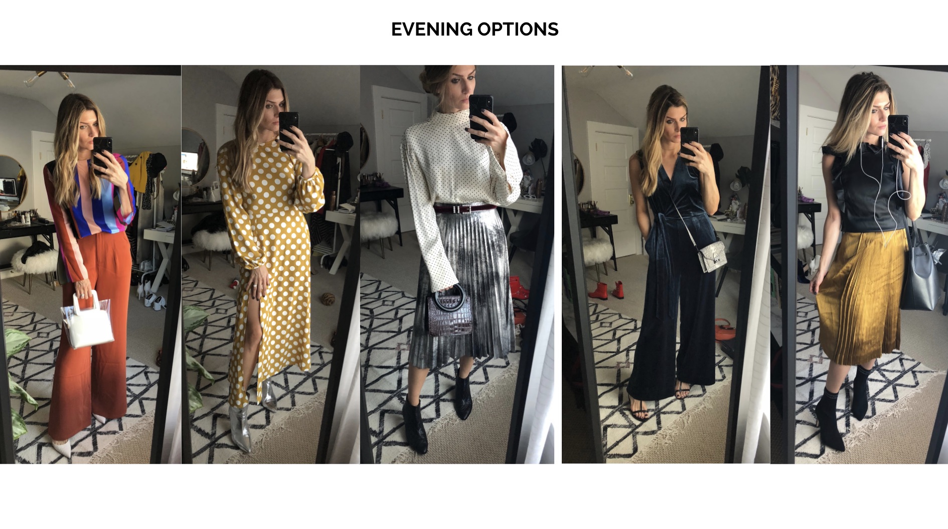 The Grey Edit - NYFW Outftit Planning - Evening Options