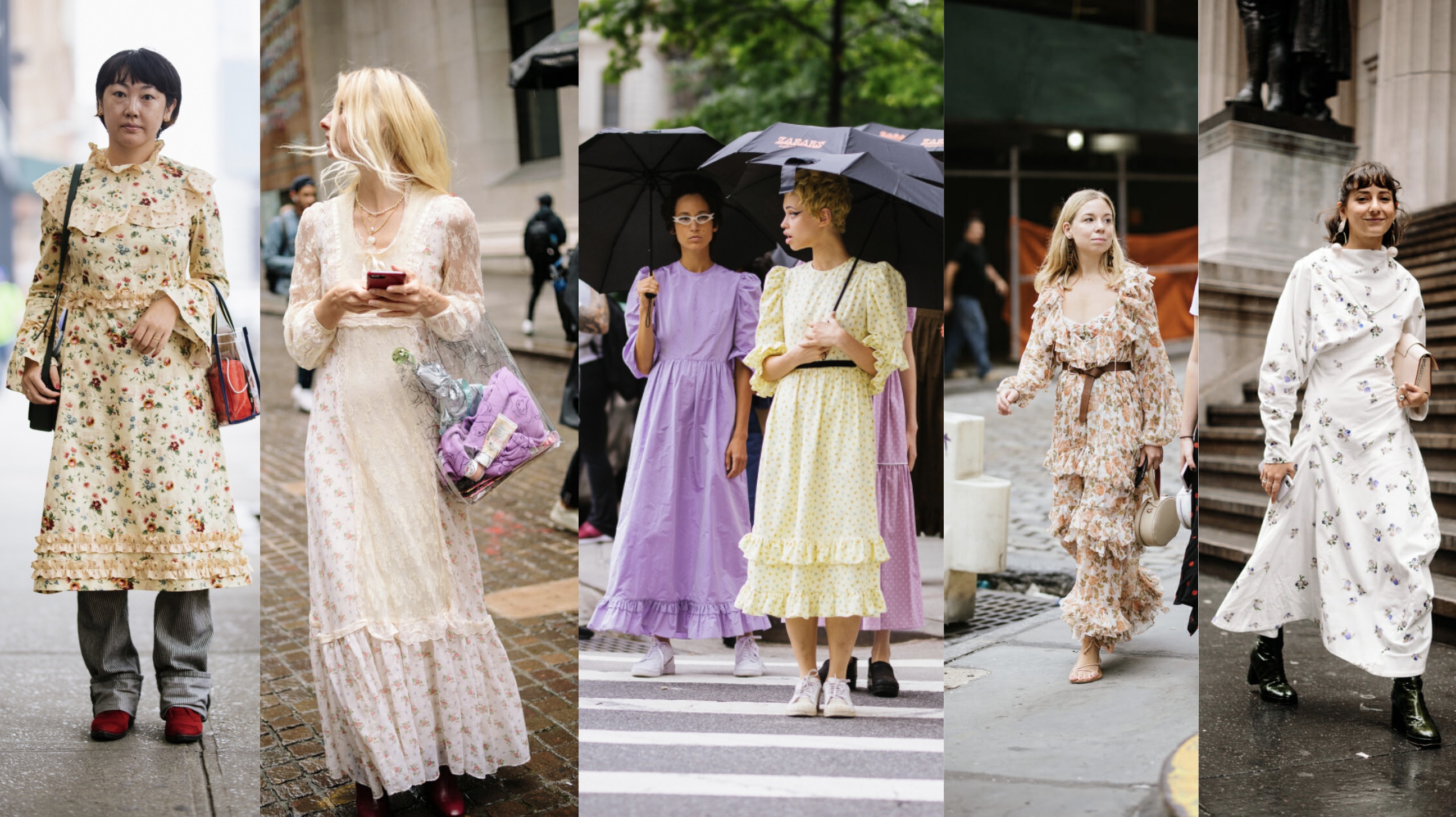 The Grey Edit-NYFW Street Style Looks by Trend-Prarie Dresses