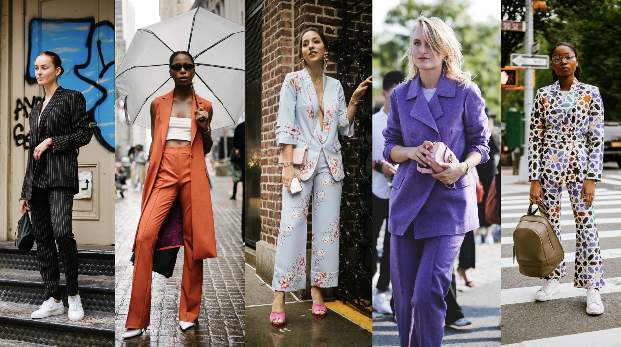 The Grey Edit-NYFW Street Style Looks by Trend-Two Piece Pant Suits
