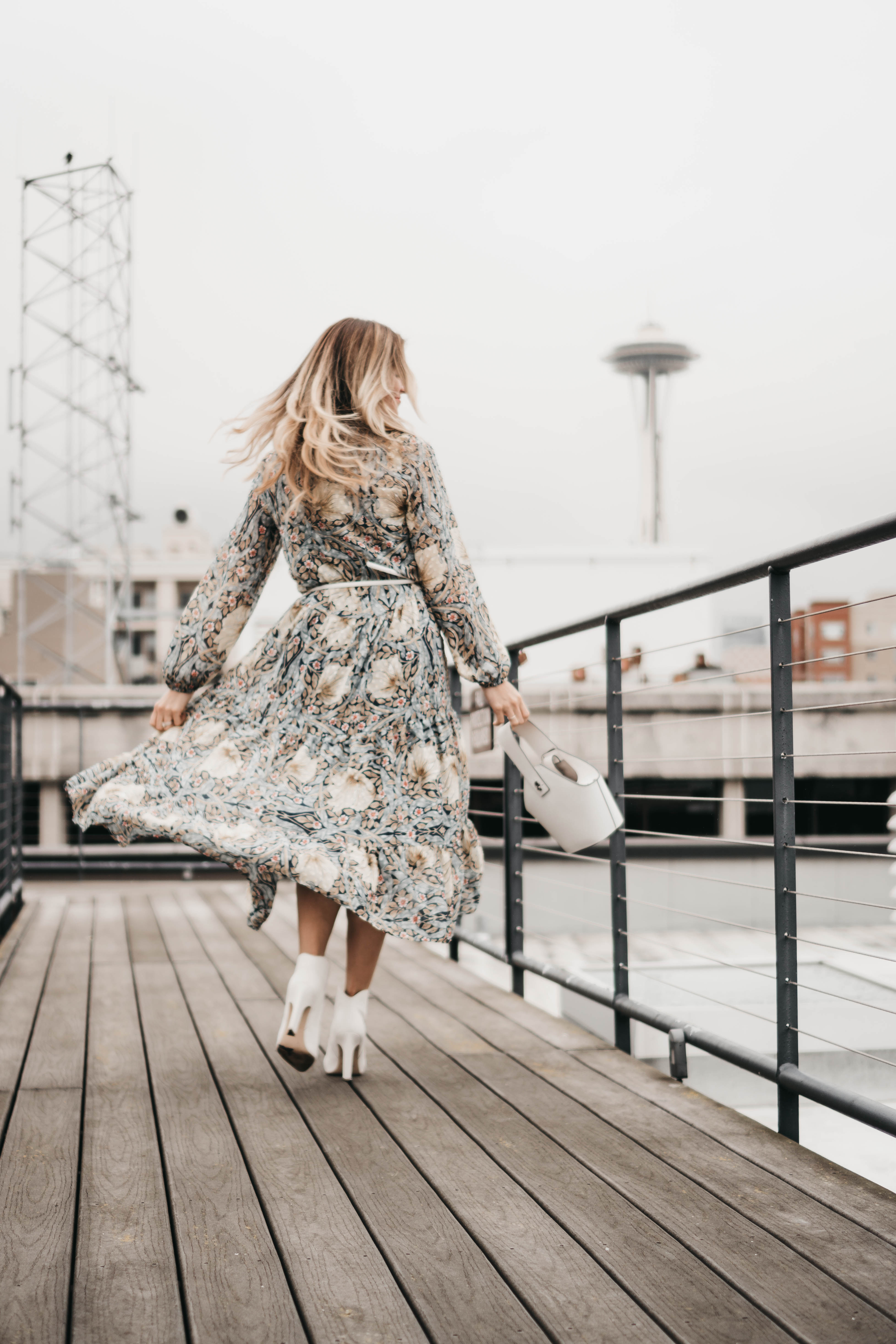 The Grey Edit-Fall Seattle Scenes-Prairie Dress-White Booties