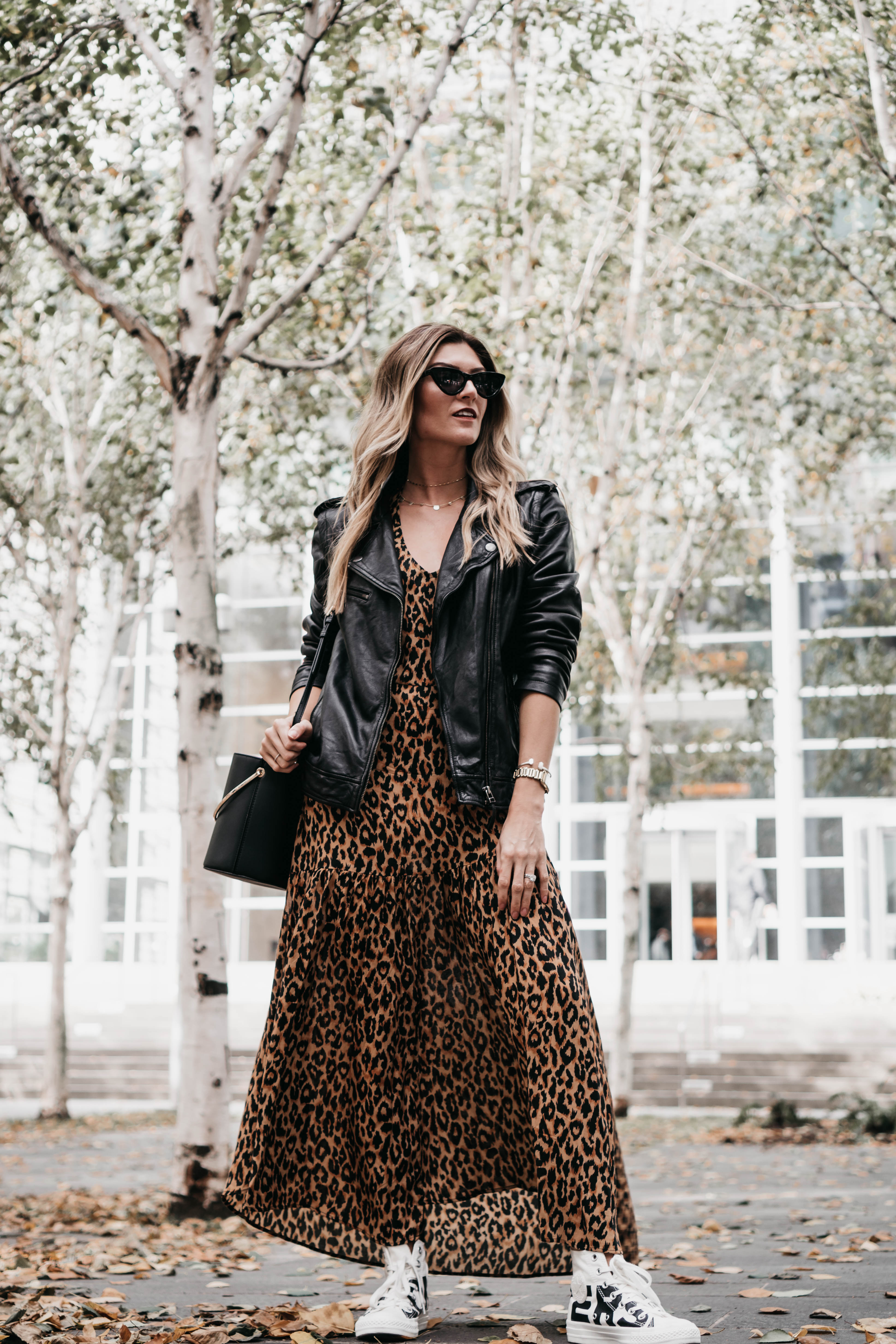 The Grey Edit-Zara Leopard-Bucket Bag-Leather Jacket