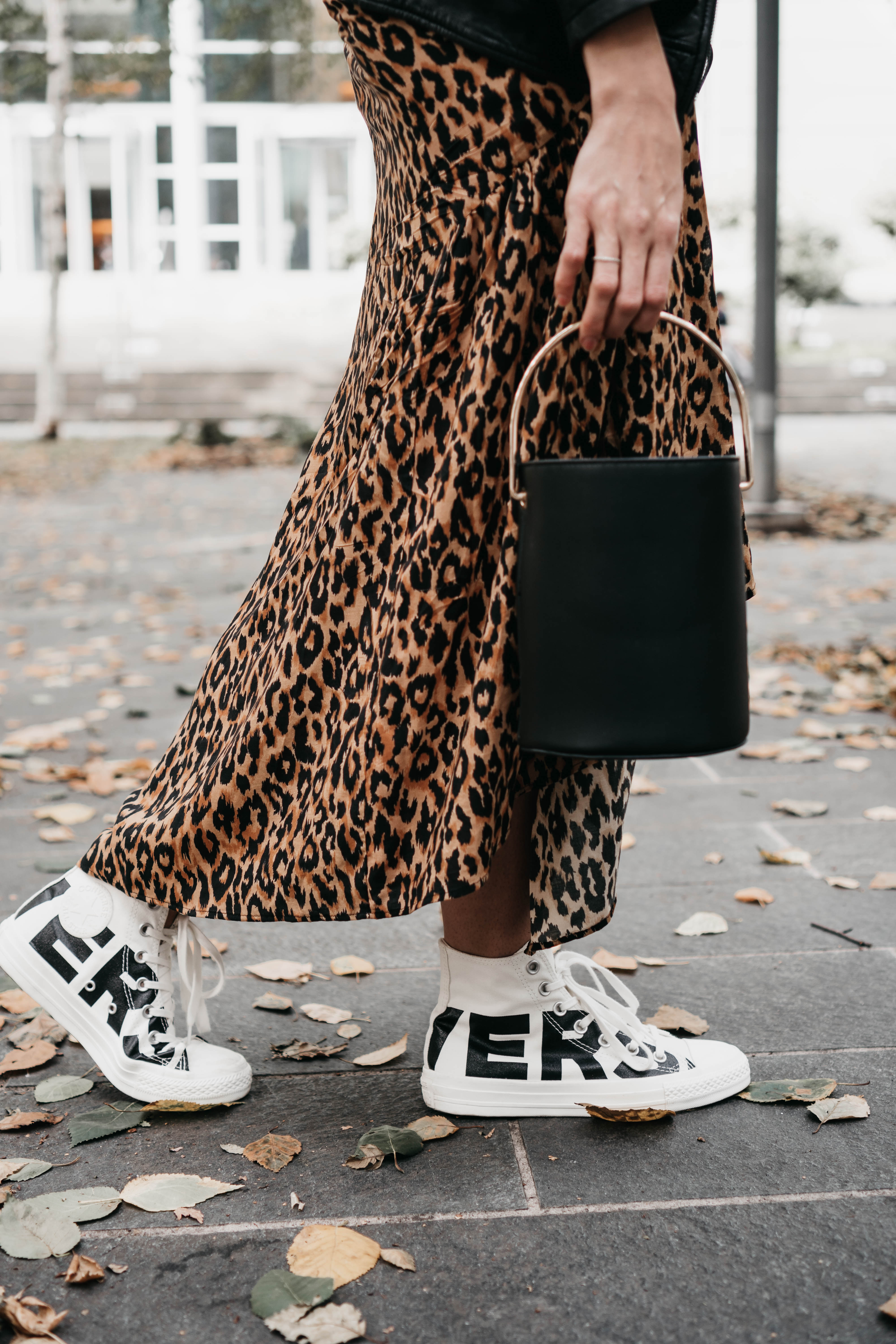 The Grey Edit-Zara Leopard-Bucket Bag-Leather Jacket
