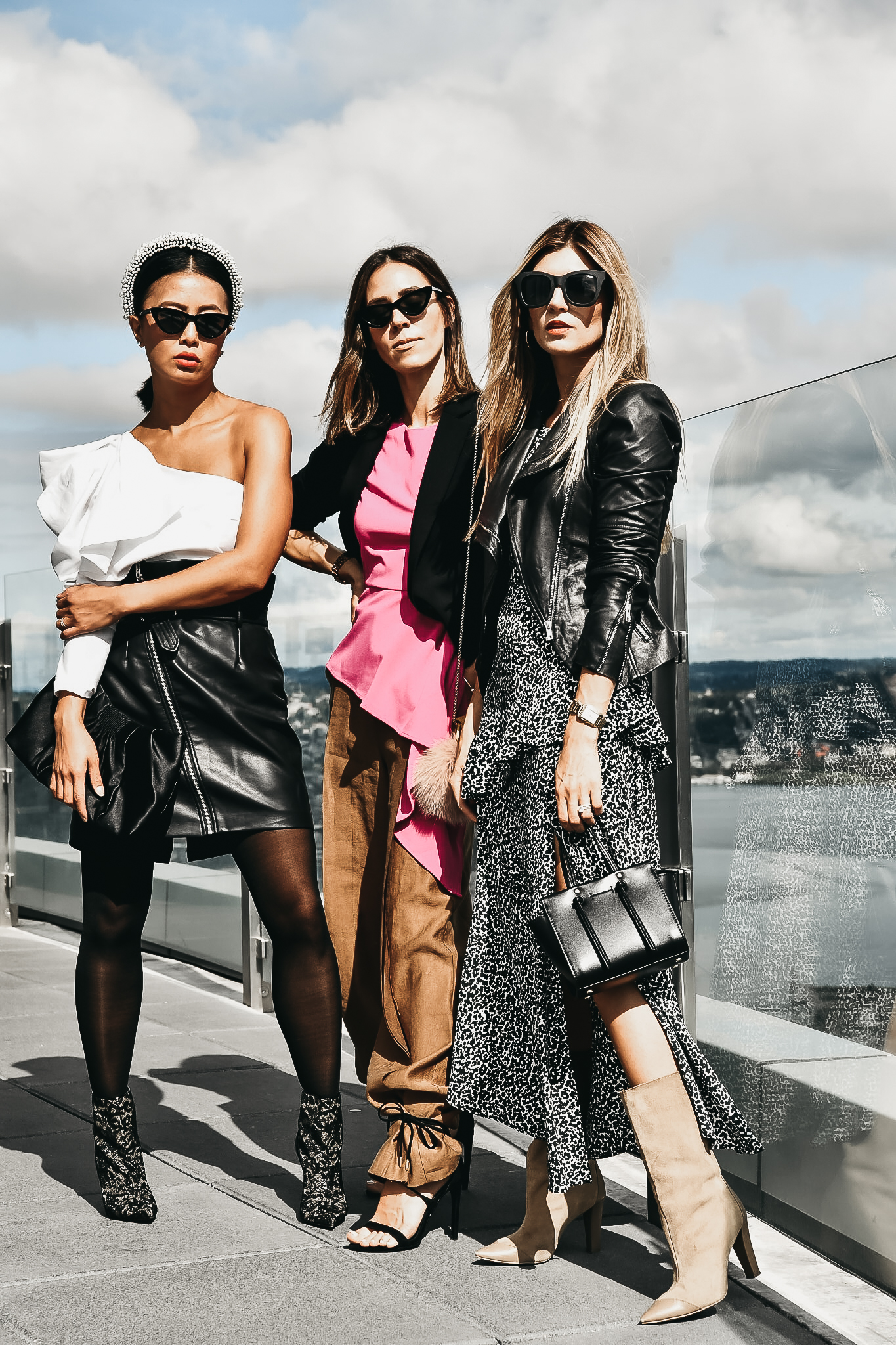 The Grey Edit - Stylelogue - October Trend Story - Seattle Bloggers - Asymmetrical Fashion Three Ways - Seattle Rooftop Views