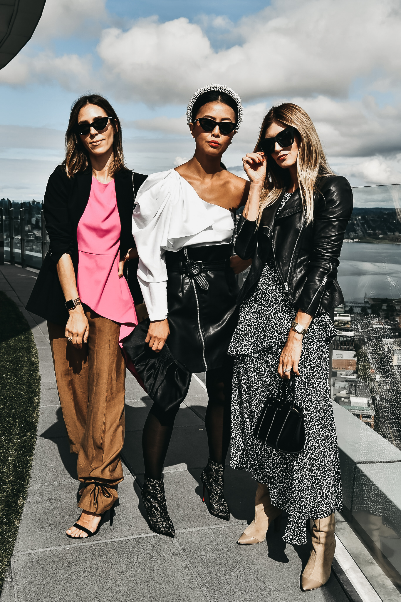 The Grey Edit - Stylelogue - October Trend Story - Seattle Bloggers - Asymmetrical Fashion Three Ways - Seattle Rooftop Views