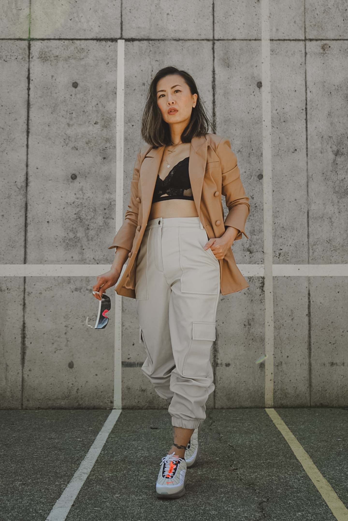 Elisa of E for Elisa - April Stylelogue - Seattle Bloggers - Trend Story - Vegan Leather Separates