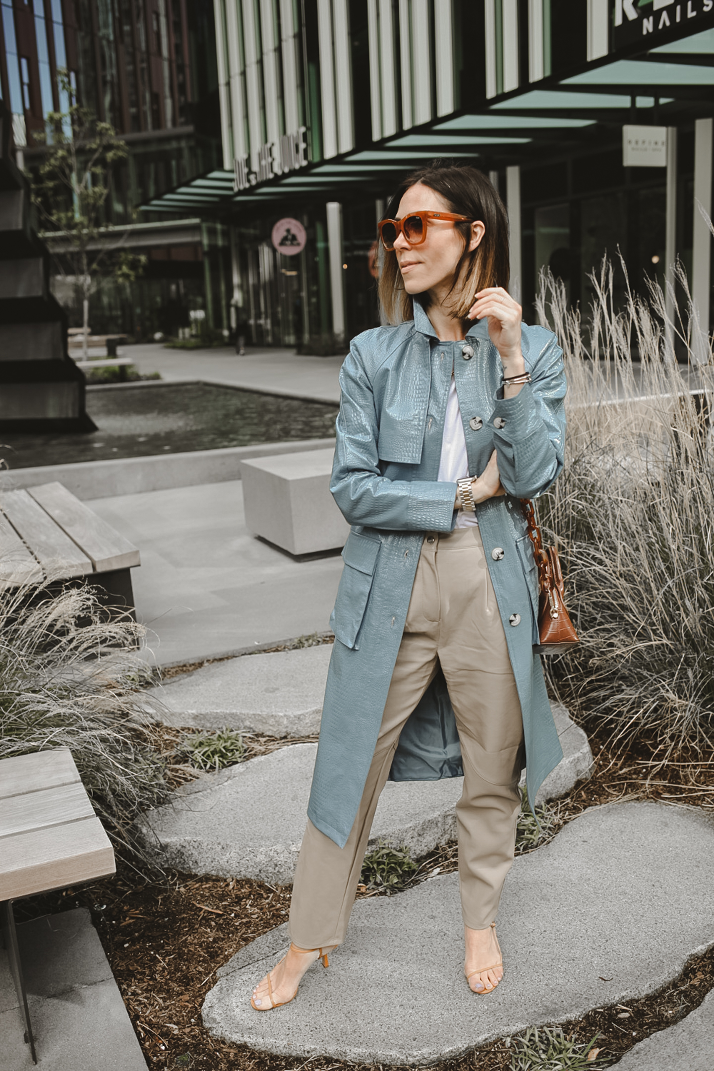 Mary of Sportsanista - April Stylelogue - Seattle Bloggers - Trend Story - Vegan Leather Separates