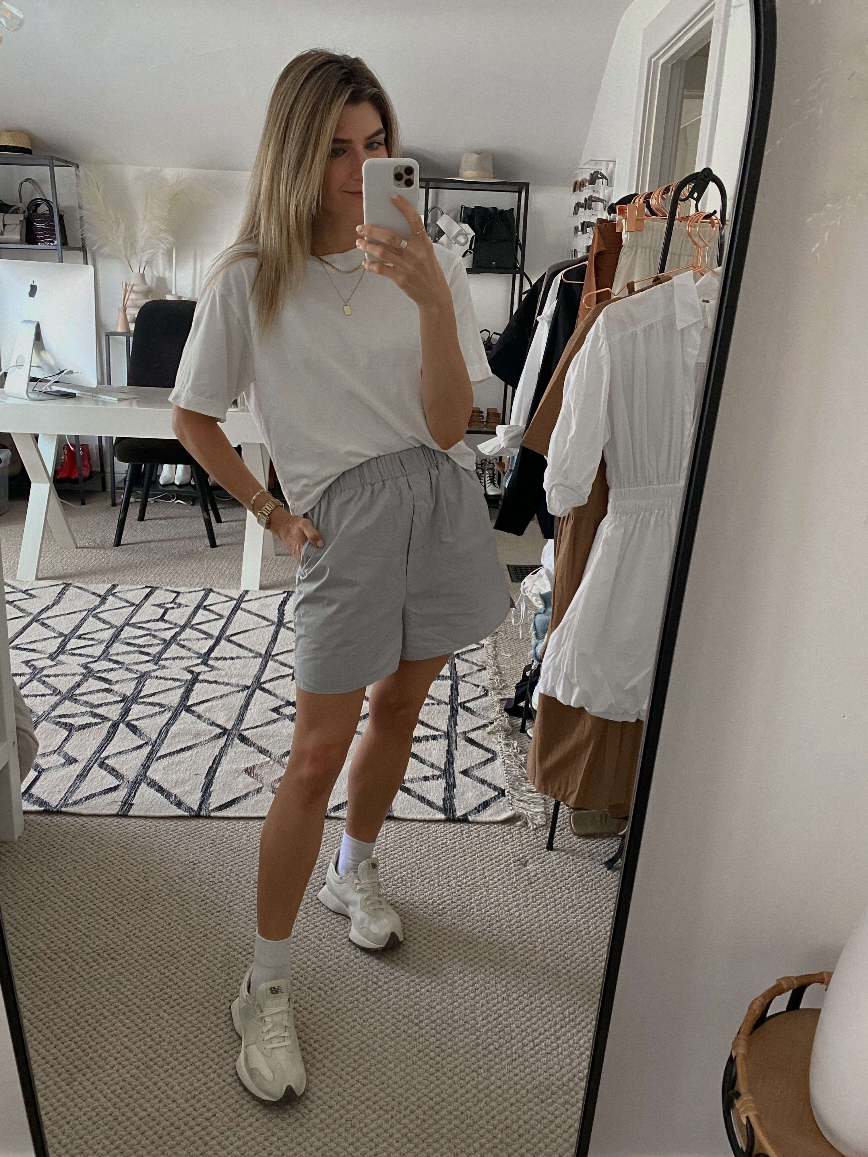 The Grey Edit - Cortney Bigelow - Seattle Style Blogger - Daily Outfits - White shirt - cotton boxers