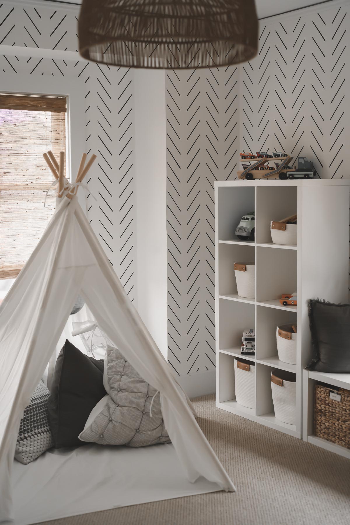 The Grey Edit - Boden's Playroom - Toddler - Scandinavian Modern Style - Livette's Wallpaper