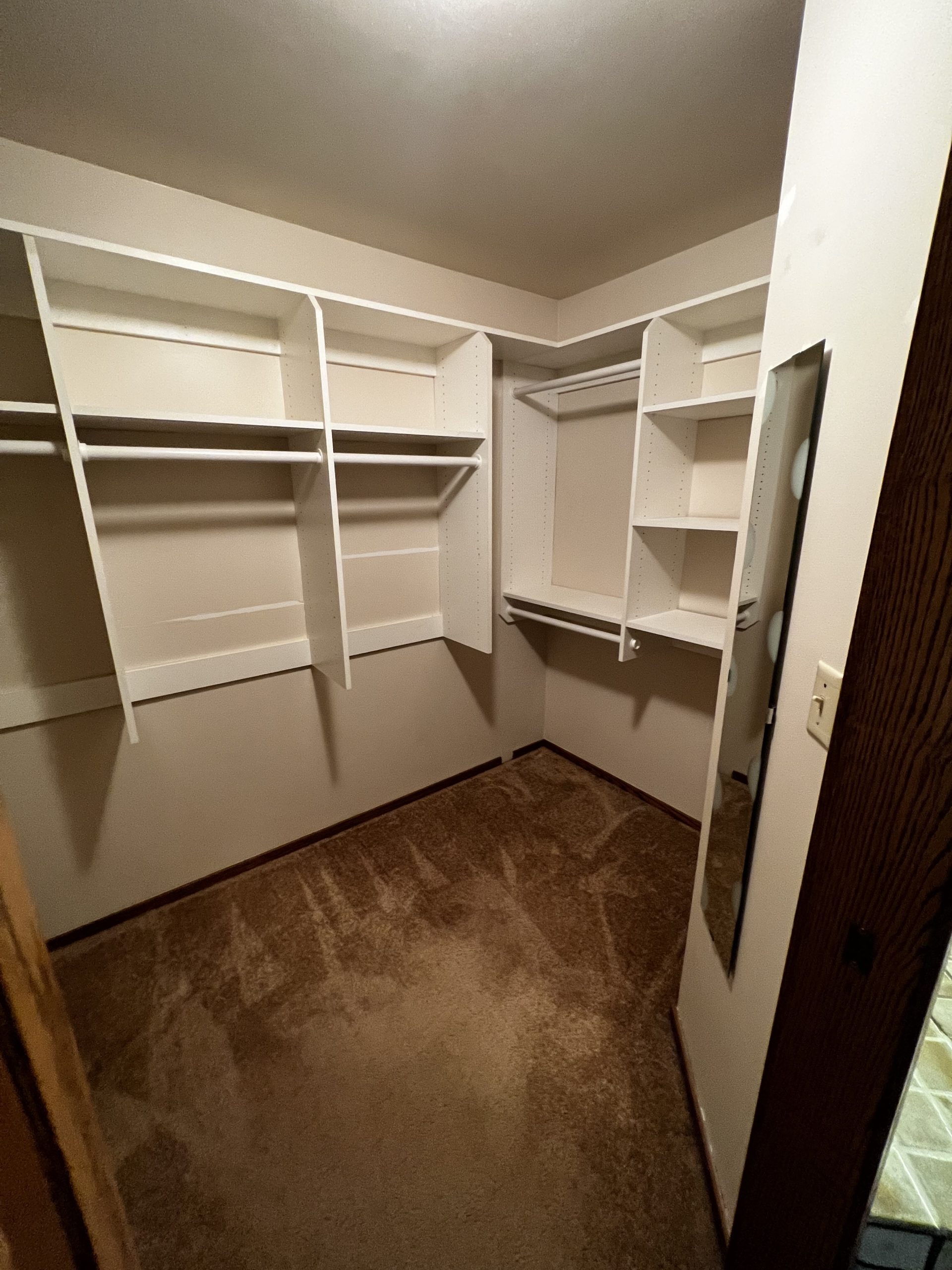 Phase I : Main Level Remodel | Original Photo - Primary Closet