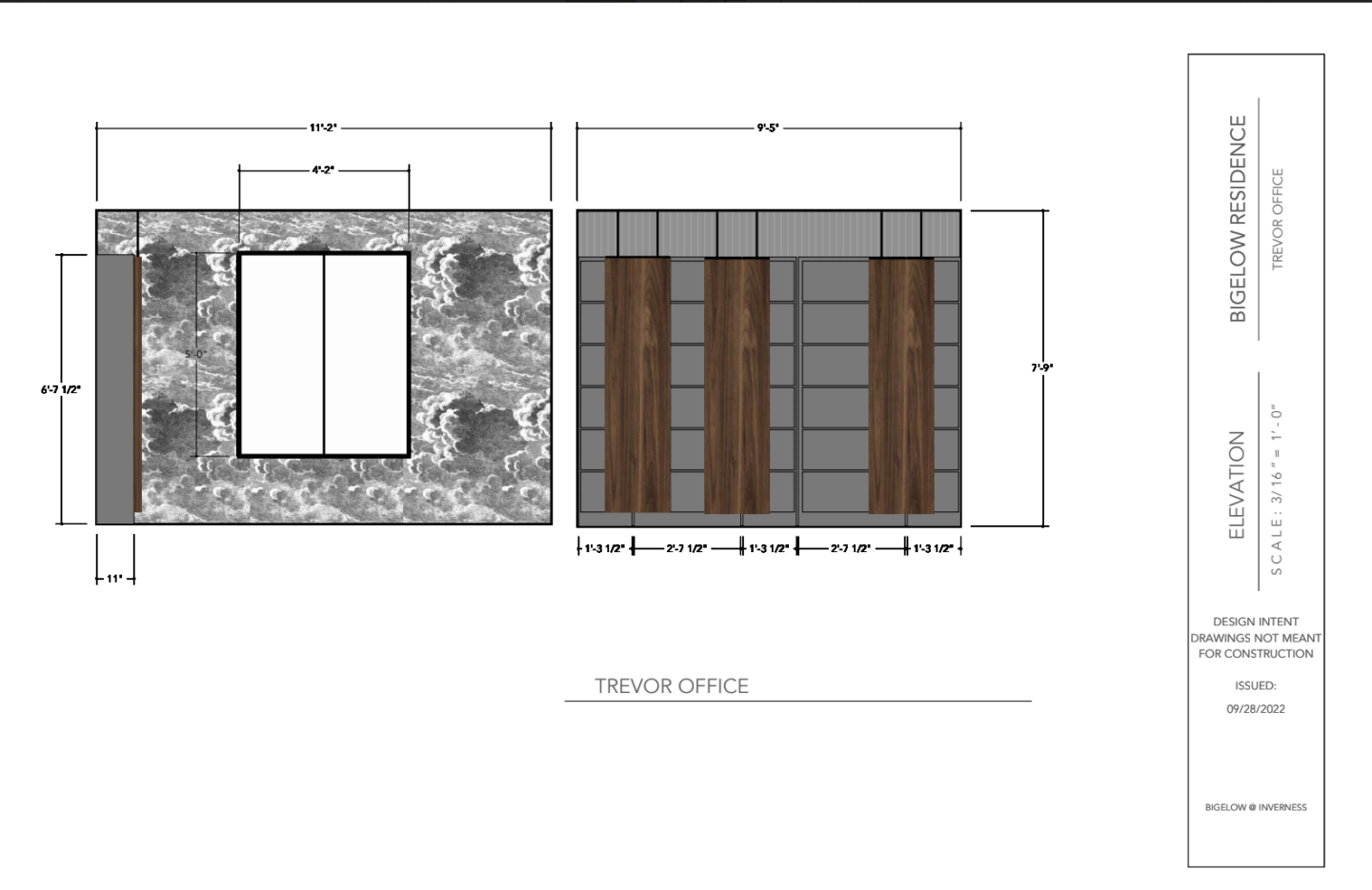 Phase I : Main Level Remodel | Design Plans - Trevor's Office