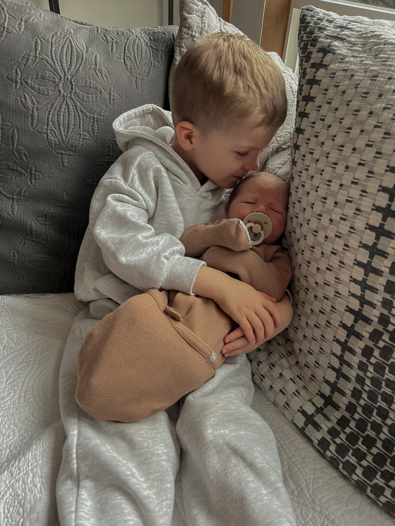 newborn baby - calvin james - boden grey - brothers